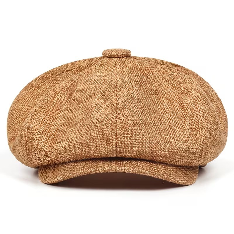                      Gatsby lenes unisex sapka - Caramell Férfi kalap, sapka